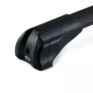 Roof Bar Aluminum Aerodynamic CRUZ 925-737 Airo Fuse Dark 106cm Black 1 Piece-image-6303809