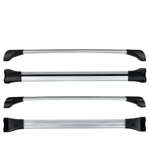 Roof Bar Aluminum Aerodynamic CRUZ 925-729 Airo Fuse 114cm Silver 1 Piece-image-6303836