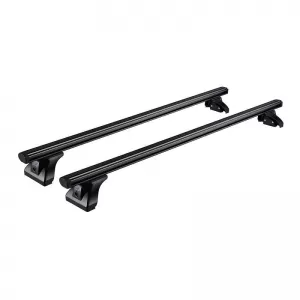 Roof Bars Aluminum CRUZ 925-091 Alu Cargo Dark AF-138cm Black 2 Pieces-image-6303867