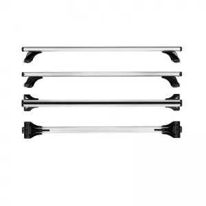 Roof Bars Aluminum CRUZ 924-097 Alu Cargo AF3-148cm Silver 3 Pieces-image-6303875