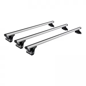Roof Bars Aluminum CRUZ 924-097 Alu Cargo AF3-148cm Silver 3 Pieces-image-6303877