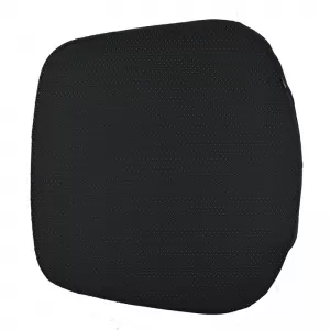 Back Support Anatomic / Orthopedic Cushion Gel 41x38x5.5cm Black / Blue 1 pc-image-6303891