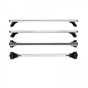 Roof Bars Aluminum CRUZ 924-091 Alu Cargo AF-138cm Silver 2 Pieces-image-6303993