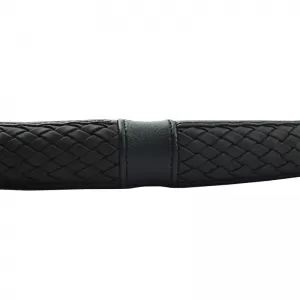 Steering Wheel Cover PU Soft Black With Black Stitching Medium 38cm-image-6304116