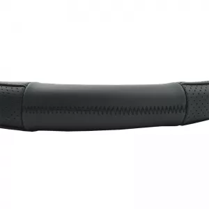 Steering Wheel Cover PU Serius D Black With Black Stitching Medium 38cm-image-6304121