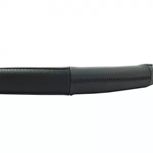 Steering Wheel Cover PU Serius D Black With Black Stitching Medium 38cm-image-6304122