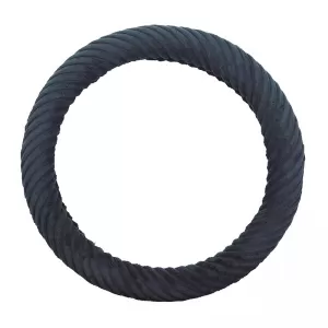 Steering Wheel Cover Towel Comfort Black Medium 38cm-image-6304125