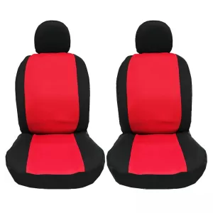 Seat Covers Smart Style Black-Red Set Front-Rear 8 Pieces-image-6304224