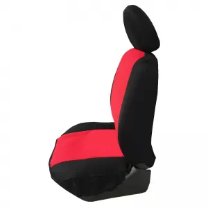 Seat Covers Smart Style Black-Red Set Front-Rear 8 Pieces-image-6304227