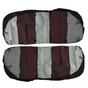 Seat Covers Smart Style Black-Red Set Front-Rear 8 Pieces-image-6304230