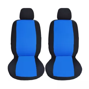 Seat Covers Smart Style Black-Blue Set Front-Rear 8 Pieces-image-6304242
