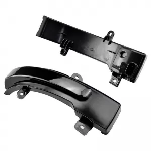 Mirror Led suitable for Citroen C4 Air Cross 12-15 / Mitsubishi ASX 10-14, L200 05-15, Pajero, Pajero Sport 08+, Outlander 12+ / Peugeot 4008 12-17 Dynamic Led Canbus Black 2 Pcs-image-6304259