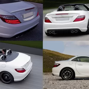 Trunk Spoiler suitable for Mercedes-Benz SLK R172 11-19 A Design Look Lipspoiler made from ABS Plastic