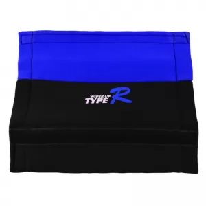 Seat Belt Cover Type-R Black / Blue 2 Pcs-image-6304332