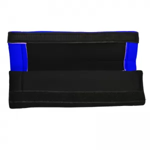 Seat Belt Cover Type-R Black / Blue 2 Pcs-image-6304333