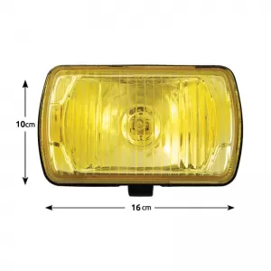 Head Lamp Universal Yellow 12 Volt 55 Watt H3 FX-1155 1 Piece-image-6304382