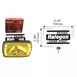 Head Lamp Universal Yellow 12 Volt 55 Watt H3 FX-1155 1 Piece-image-6304384
