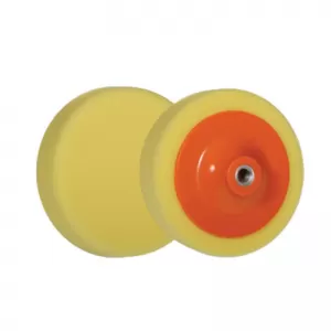 Polishing Sponge Hard Yellow With Screw Ø 150mm M14 Tactix 446881 1 Pc