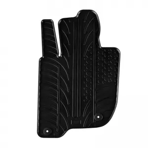 Rubber Car Mats Gledring 0365 suitable for Mitsubishi L200 2015-2019 / Mitsubishi L200 2019- Black 4 Pieces-image-6304490