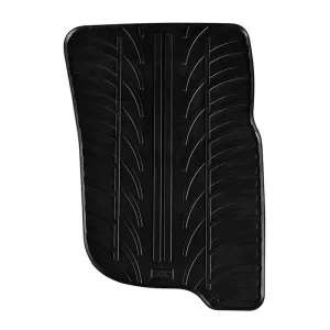 Rubber Car Mats Gledring 0365 suitable for Mitsubishi L200 2015-2019 / Mitsubishi L200 2019- Black 4 Pieces-image-6304491