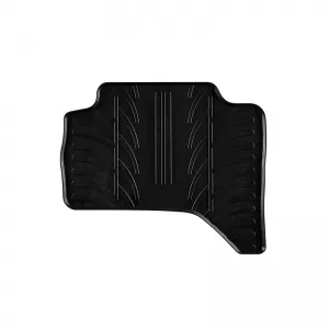 Rubber Car Mats Gledring 0365 suitable for Mitsubishi L200 2015-2019 / Mitsubishi L200 2019- Black 4 Pieces-image-6304493