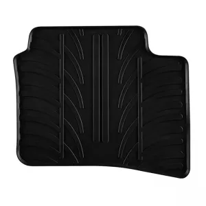 Rubber Car Mats Gledring 0417 suitable for Hyundai I10 Hatchback 2020- Manual Black 4 Pieces-image-6304498