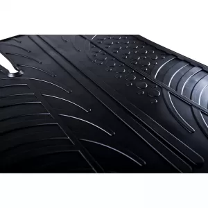 Rubber Car Mats Gledring 0479 suitable for Skoda Octavia IV Combi / Sedan 5 Doors 2019 - Black 4 Pieces-image-6304507