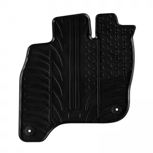 Rubber Car Mats Gledring 0654 suitable for VW E-Golf VII Hatchback Electric 2014-2020 Black 4 Pieces-image-6304563