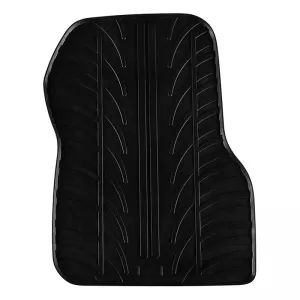 Rubber Car Mats Gledring 0027 suitable for Renault Zoe Hatchback 2012- / Facelift 2019- Black 4 Pieces-image-6304627