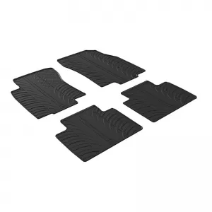 Rubber Car Mats Gledring 0030 suitable for Renault Koleos II 2017- Black 4 Pieces-image-6304636