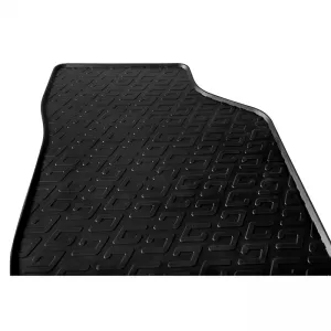 Rubber Car Mats Gledring 0559 suitable for Ford Transit Custom Kombi Furgon 2016-2017 Black 2 Pieces-image-6304639