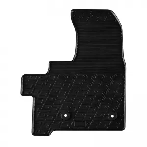 Rubber Car Mats Gledring 0894 suitable for Ford Transit Custom Furgon / Kombi Furgon / Kombi Facelift Automatic 2018 - Black 2 Pieces-image-6304667