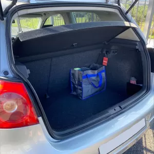 Car Boot Organizer & Shopping Bag Gray / Blue 38x20x31cm-image-6304679