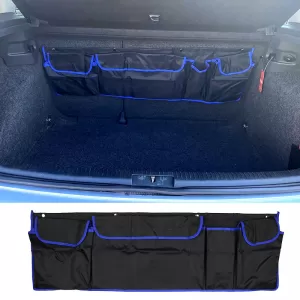 Car Boot Organizer suitable for Black / Blue 95x30cm 17172-image-6304688