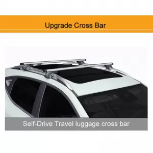 Roof Bars Aluminum Rackit Universal 120cm Railing System Set With Fixing Kit Silver 2 Pieces-image-6304704