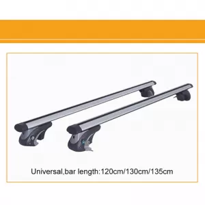 Roof Bars Aluminum Rackit Universal 120cm Railing System Set With Fixing Kit Silver 2 Pieces-image-6304705