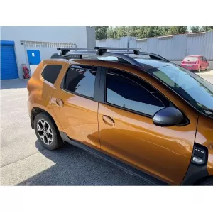 Roof Bars Aluminum Rackit Universal 120cm Railing System Set With Fixing Kit Silver 2 Pieces-image-6304711
