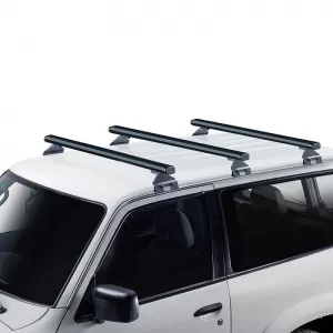 Roof Bars Aluminum CRUZ 925-096 Alu Cargo Dark AF3-138cm Black 3 Pieces-image-6304797