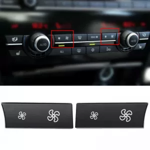Cover suitable for Switch Air Conditioner Control Panel for BMW 5 Series F10 / 5 GT F07 / 7 F01 F02 / 6 F06 2 Pcs-image-6304876