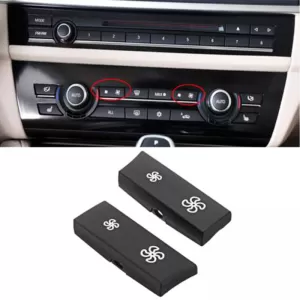Cover suitable for Switch Air Conditioner Control Panel for BMW 5 Series F10 / 5 GT F07 / 7 F01 F02 / 6 F06 2 Pcs-image-6304877