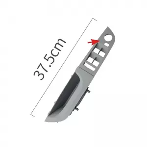 Türgriff (innen) & Fensterheberschalterpanel geeignet für Bmw 3 E90 05-11 Linke Vordertür (Fahrer) 37,5cm Grau-image-6304914