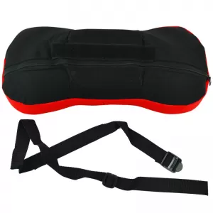 Neck Cushion Type-R suitable for Car Seat Red / Black 34x16x7cm 1 Piece-image-6305081