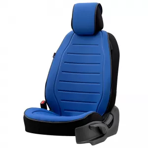Seat Cushion suitable for Otom Active Line Fabric Lacoste Embossed Blue ACTL-105 1 Piece-image-6305131