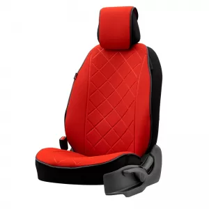 Seat Cushion suitable for Otom Active Pro Fabric Lacoste Embossed Red ACTP-104 1 Piece-image-6305152