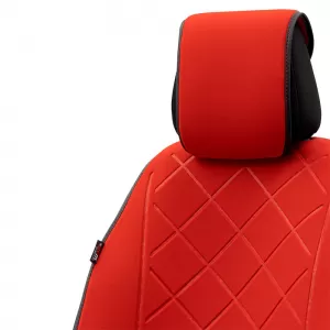Seat Cushion suitable for Otom Active Pro Fabric Lacoste Embossed Red ACTP-104 1 Piece-image-6305153