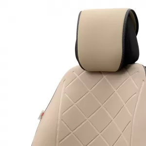 Seat Cushion suitable for Otom Active Pro Fabric Lacoste Embossed Beige ACTP-103 1 Piece-image-6305160