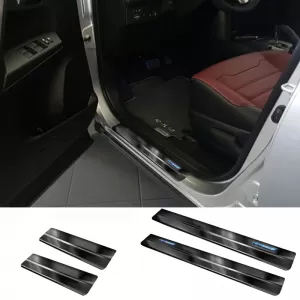 Decorative Interior Door Sills suitable for Toyota Rav4 16-18 / Toyota C-HR 2016+ Hybrid Black 4 Pcs 2/23008-image-6305404