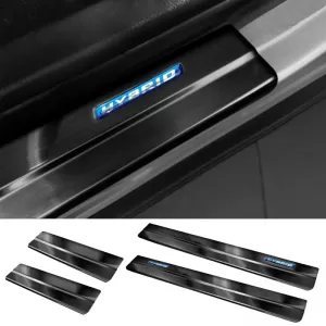 Decorative Interior Door Sills suitable for Toyota Rav4 16-18 / Toyota C-HR 2016+ Hybrid Black 4 Pcs 2/23008-image-6305405
