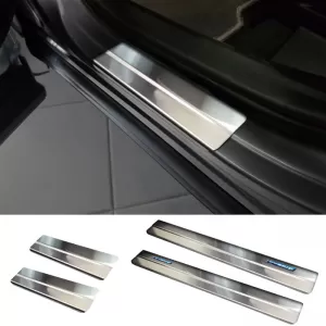 Decorative Interior Door Sills suitable for Toyota Rav4 16-18 / Toyota C-HR 2016+ Hybrid Chrome 4 Pcs-image-6305417