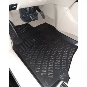 Car Mats 3D From Rubber TPE Suitable for Nissan X-Trail (T32) 2013-2021 Rizline 4 Pcs Black-image-6305456